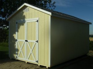 Gable with double doors